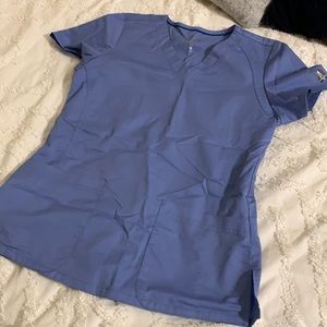 Ceil Blue Scrub Top
